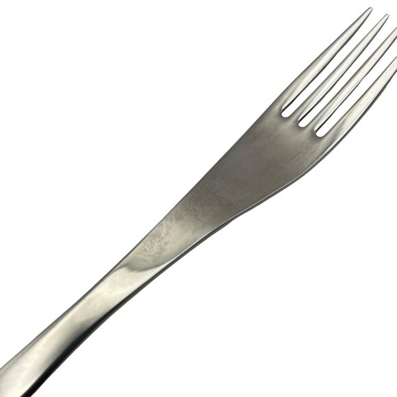 YAMAZAKI Alba‎ Stainless Flatware Fork  Plain Slanted Tip Handle - Picture 7 of 8